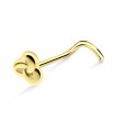 Knotty Design Curved Nose Stud NSKB-1007